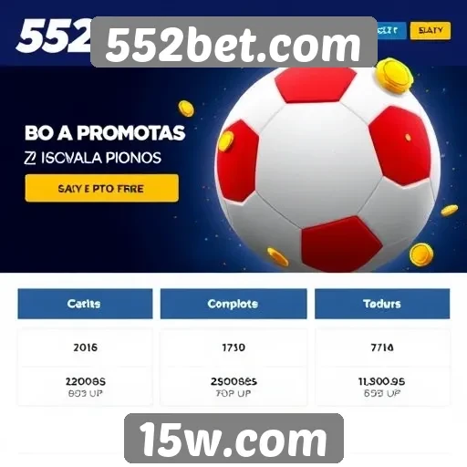 Promoções e bônus oferecidos pelo 552bet.com